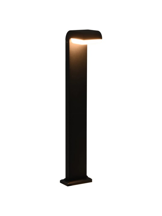 Lauko LED šviestuvas, juodos sp., 9W, ovalo formos