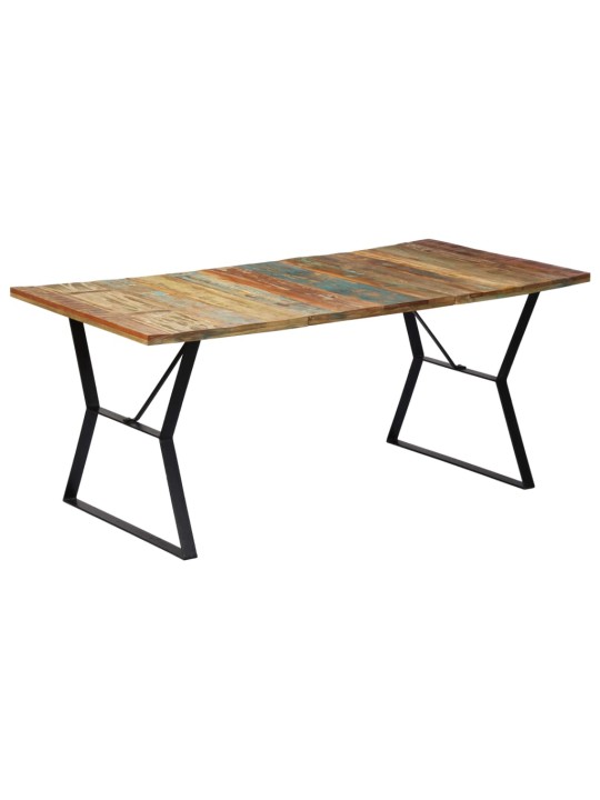 Valgomojo stalas, 180x90x76cm, perdirbtos medienos masyvas
