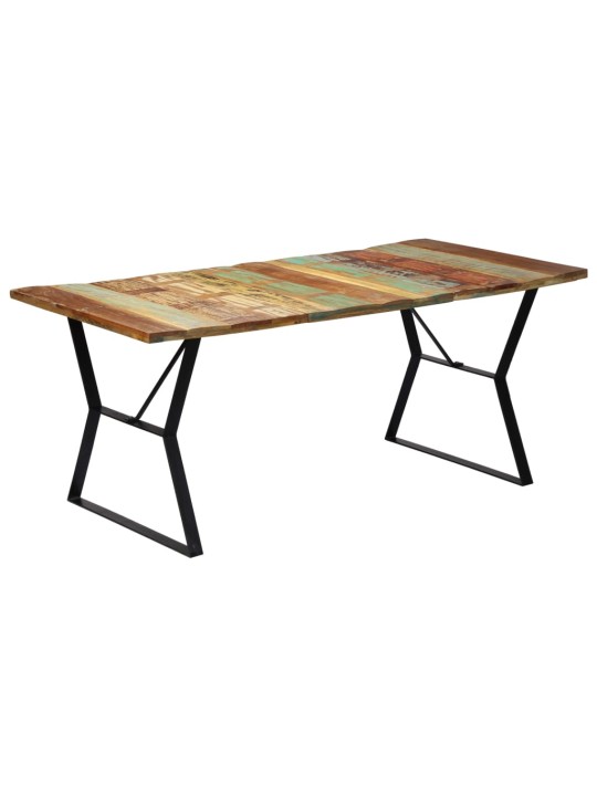 Valgomojo stalas, 180x90x76cm, perdirbtos medienos masyvas