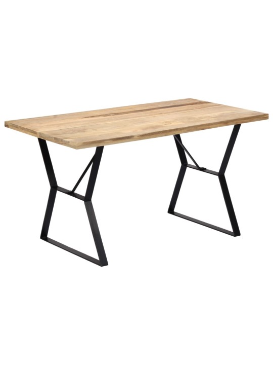 Valgomojo stalas, 140x80x76cm, mango medienos masyvas