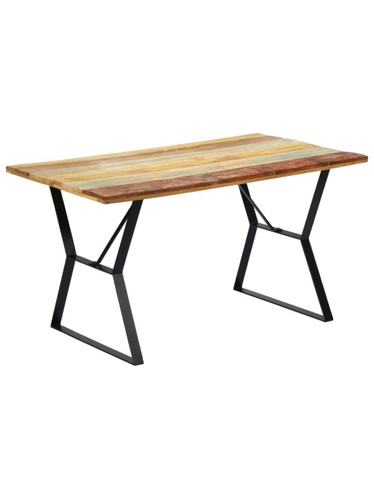 Valgomojo stalas, 140x80x76cm, perdirbtos medienos masyvas