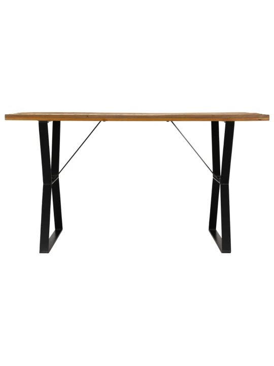 Valgomojo stalas, 140x80x76cm, perdirbtos medienos masyvas