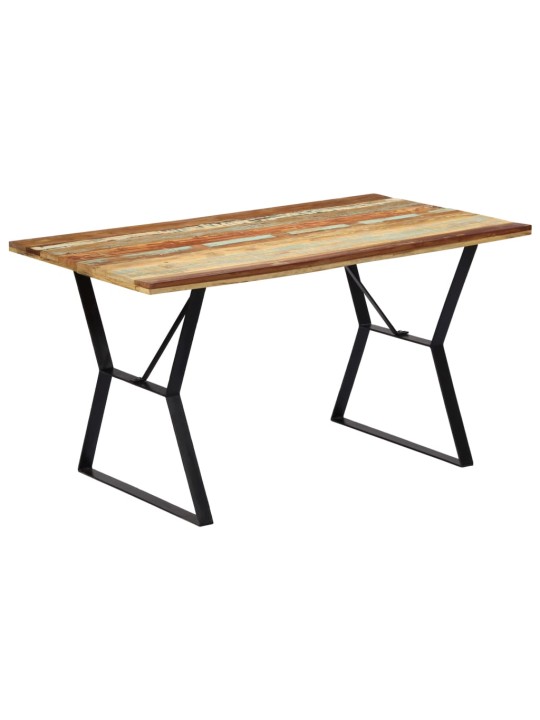 Valgomojo stalas, 140x80x76cm, perdirbtos medienos masyvas