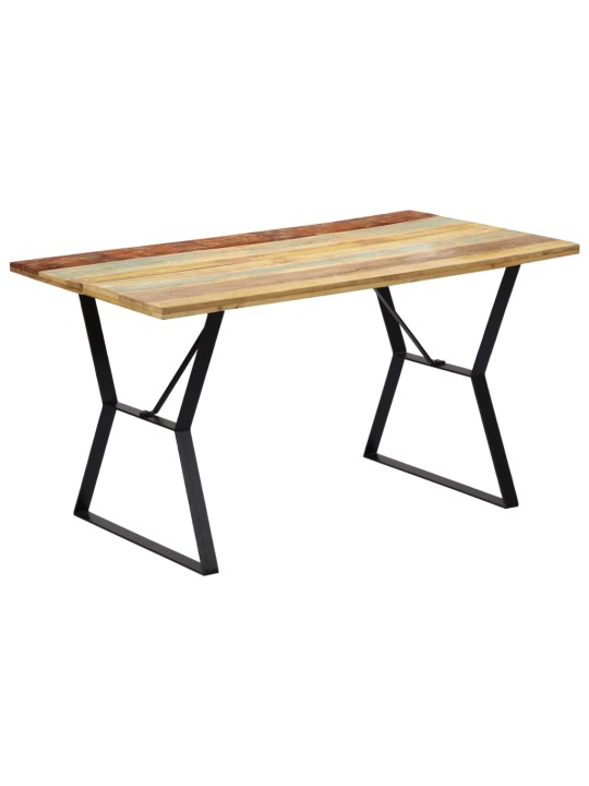 Valgomojo stalas, 140x80x76cm, perdirbtos medienos masyvas
