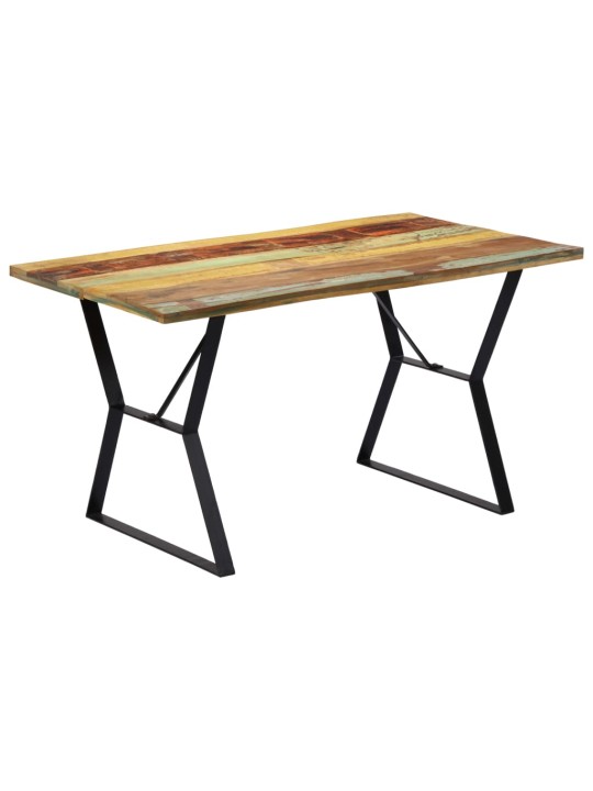 Valgomojo stalas, 140x80x76cm, perdirbtos medienos masyvas
