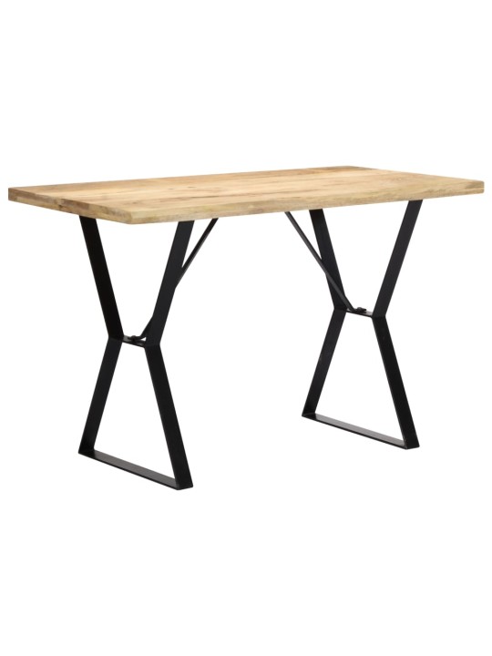 Valgomojo stalas, 120x60x76 cm, mango medienos masyvas