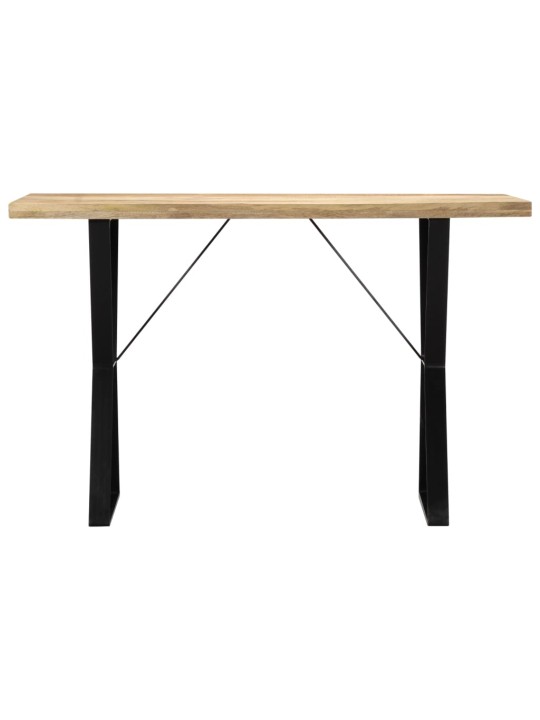 Valgomojo stalas, 120x60x76 cm, mango medienos masyvas