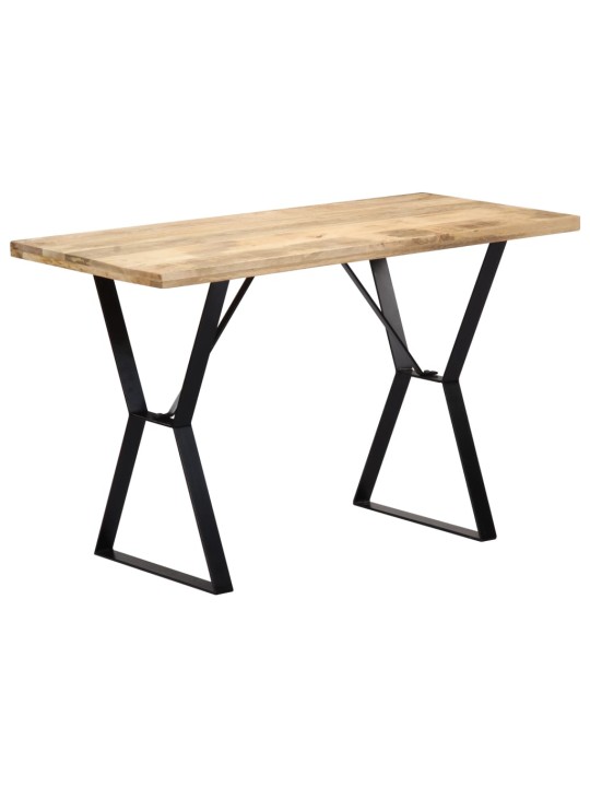 Valgomojo stalas, 120x60x76 cm, mango medienos masyvas