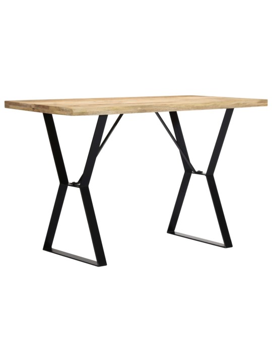 Valgomojo stalas, 120x60x76 cm, mango medienos masyvas