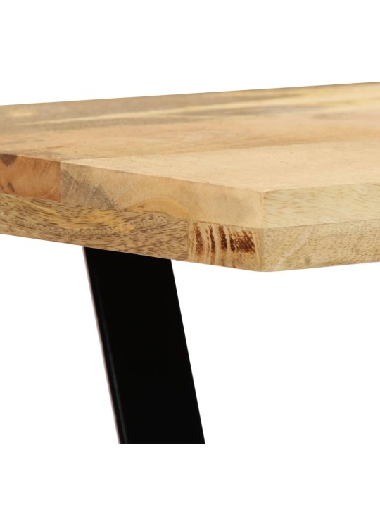 Valgomojo stalas, 120x60x76 cm, mango medienos masyvas