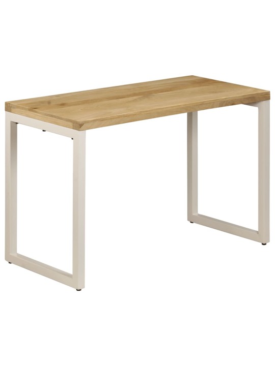 Valgomojo stalas, 115x55x76cm, mango med. masyvas ir plienas