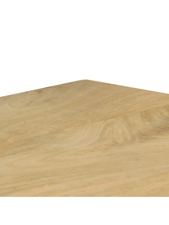 Valgomojo stalas, 115x55x76cm, mango med. masyvas ir plienas