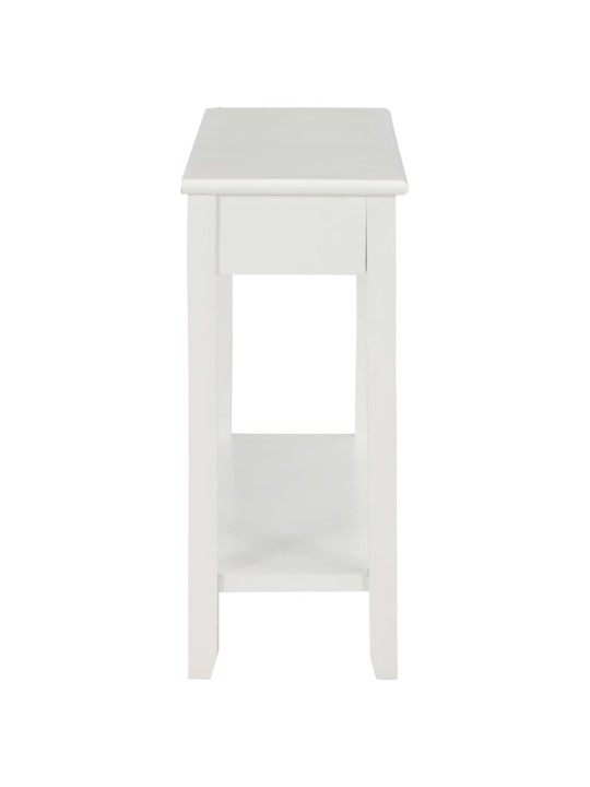 Konsolinis staliukas, baltos sp., 110x35x80cm, mediena