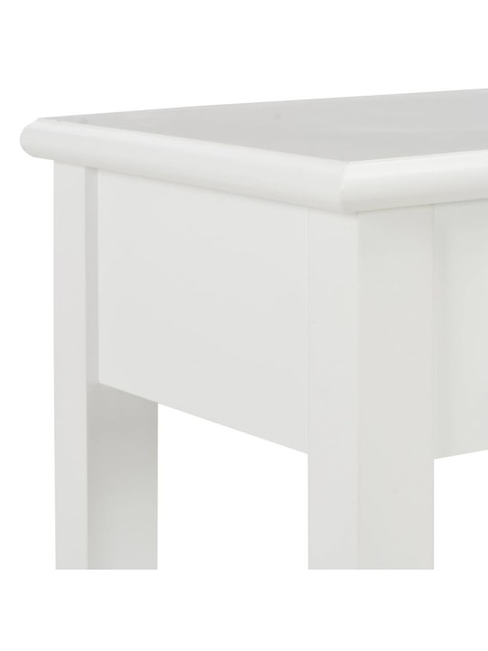 Konsolinis staliukas, baltos sp., 110x35x80cm, mediena