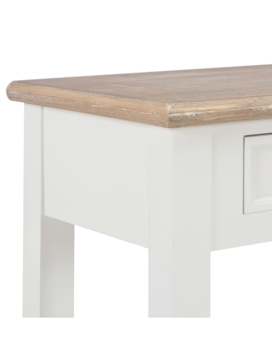 Konsolinis staliukas, baltos sp., 110x35x80cm, mediena