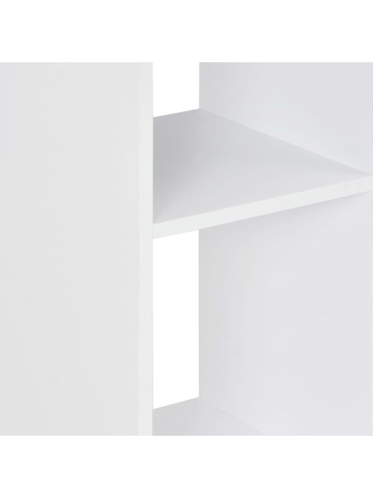 Baro stalas, balta ir betono, 60x60x110cm