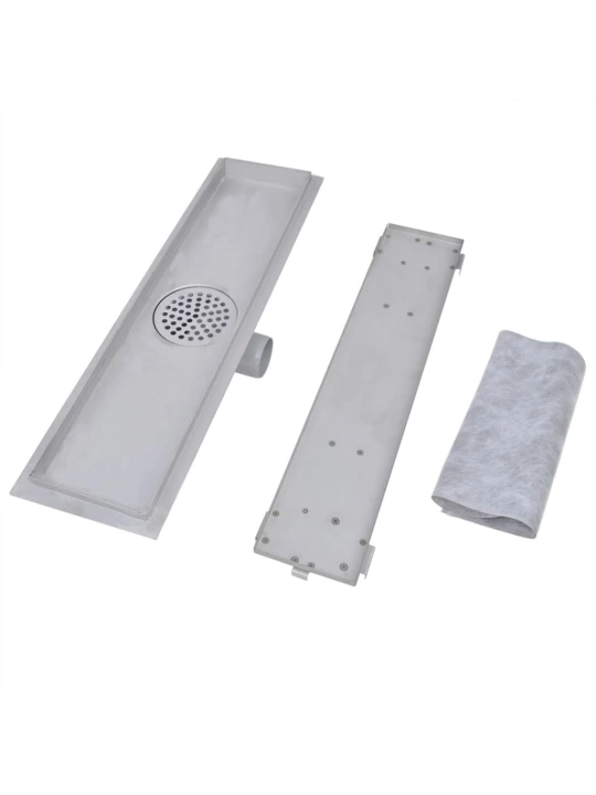 Pailgi dušo latakai, 2vnt., 530x140mm, nerūdijantis plienas