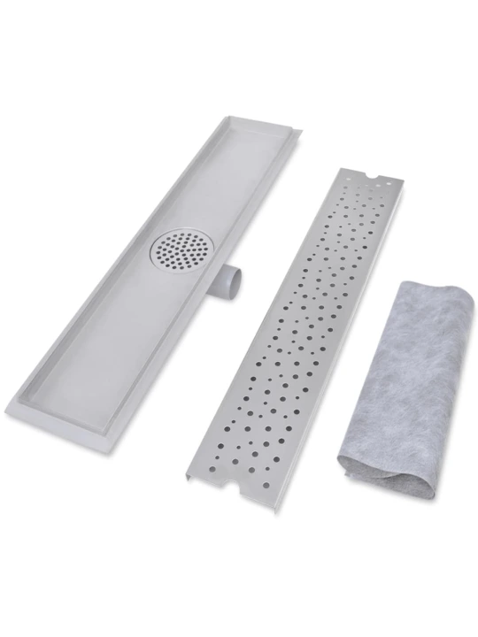 Pailgi dušo latakai, 2vnt., 630x140mm, nerūdijantis plienas