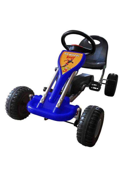 Pedalais minamas kartingas, mėlynas