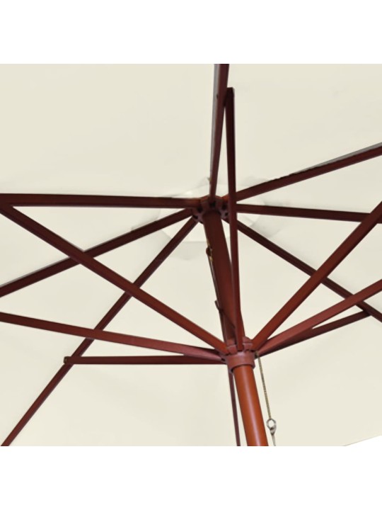 Skėtis nuo saulės, smėlio baltos spalvos, 300x258cm