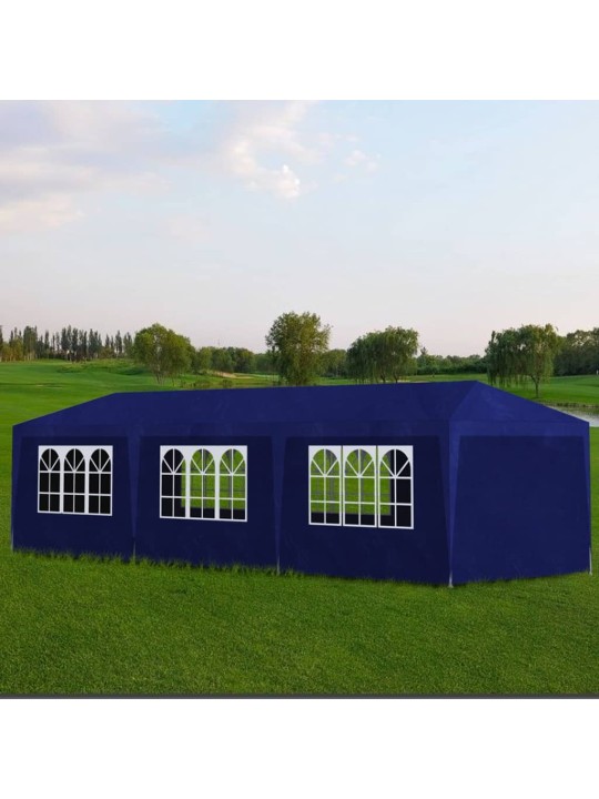 Proginė palapinė, 3x9 m, mėlyna