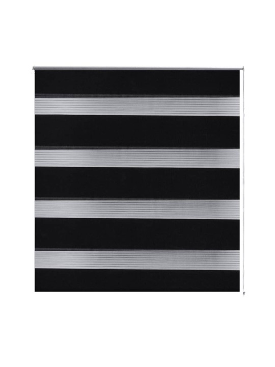 Zebra Žaliuzė, Roletas 50 x 100 cm, Juodas