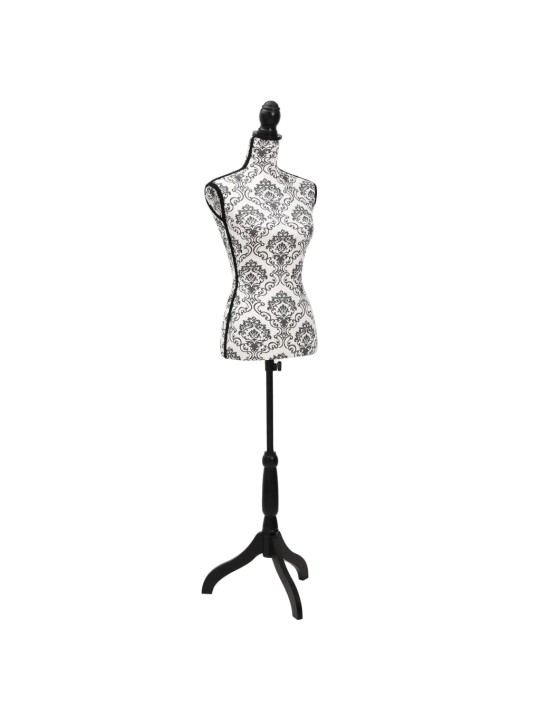 Moters biusto forma, juoda/balta