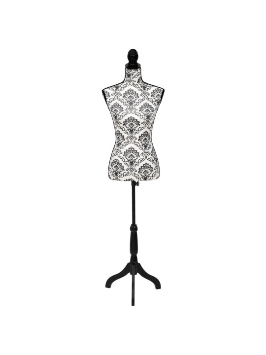 Moters biusto forma, juoda/balta