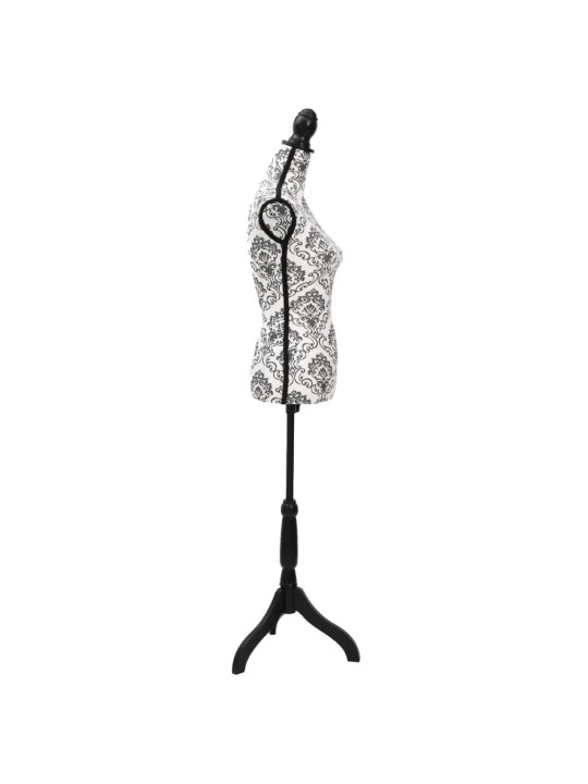 Moters biusto forma, juoda/balta