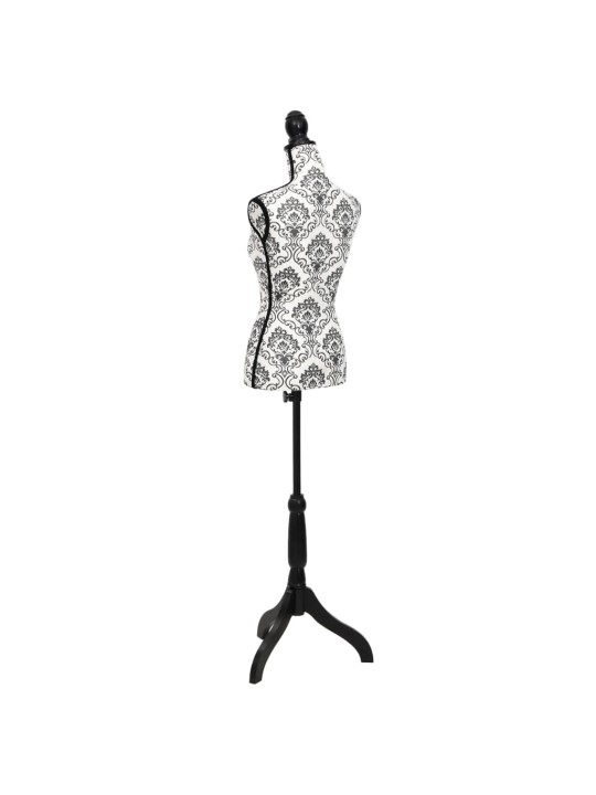 Moters biusto forma, juoda/balta