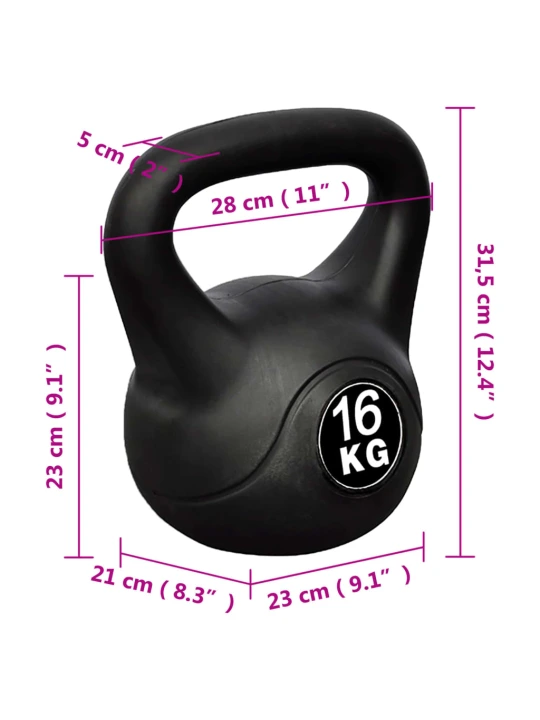 Svarstis Svorių Kilnojimui 16 kg