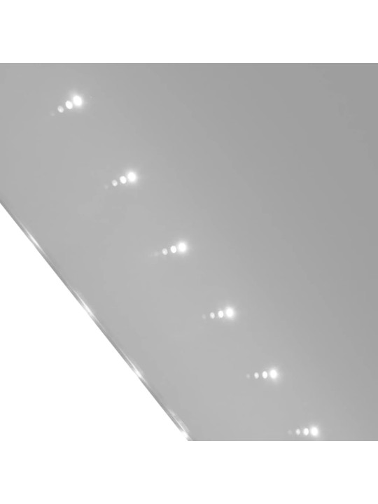 Sieninis Vonios Veidrodis su LED Apšvietimu 100 x 60 cm