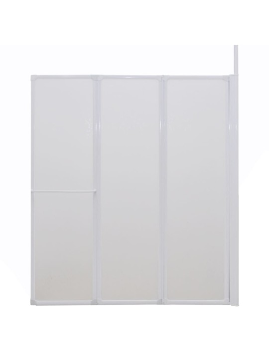 Dušo/vonios sienelė, 70x120x137cm, L formos, 4 plokštės, sulankstoma