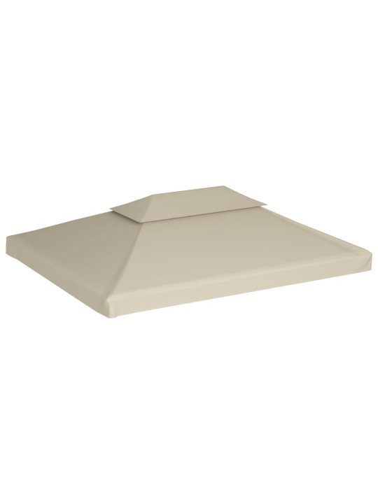 Atsarginis pavėsinės uždangalas, smėlio, 310g/m², 3x4m