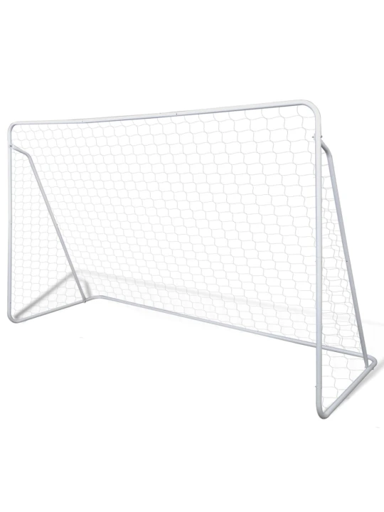 Futbolo Vartai, Rėmas ir Tinklas, 240 x 90 x 150 cm, Aukštos Kokybės