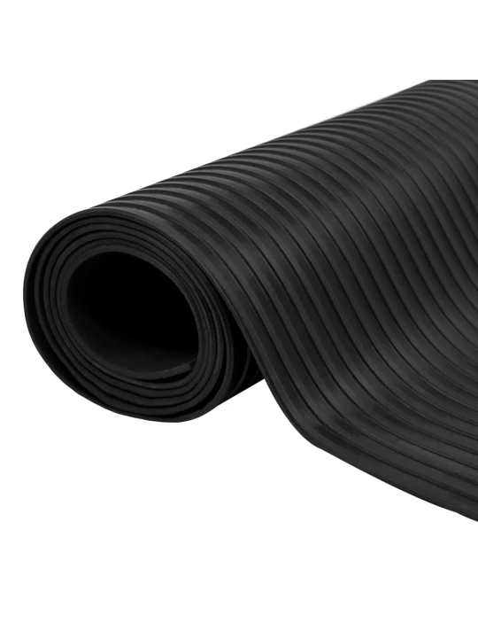 Guminis neslystantis grindų kilimėlis su briaunelėmis, 2 x 1 m