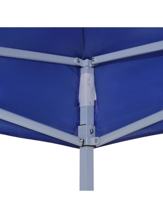 Sulankstomas paviljonas, mėlynas, 3 x 3 m