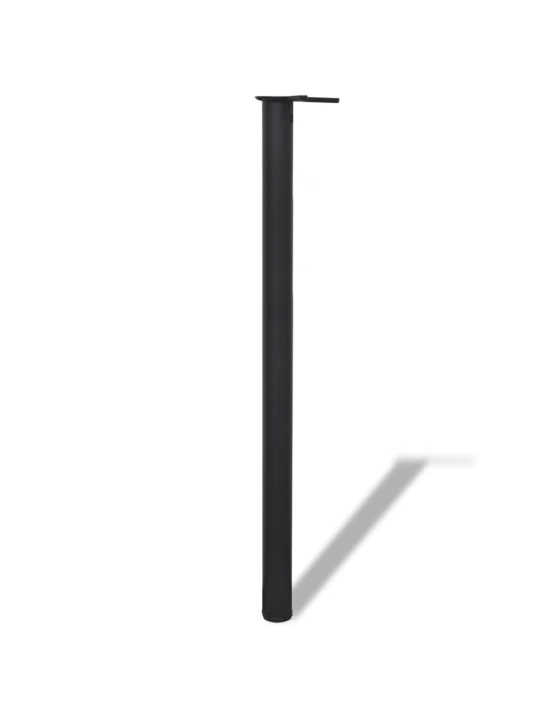 Reguliuojamo aukščio stalo kojos, 4vnt., juodos spalvos, 1100mm