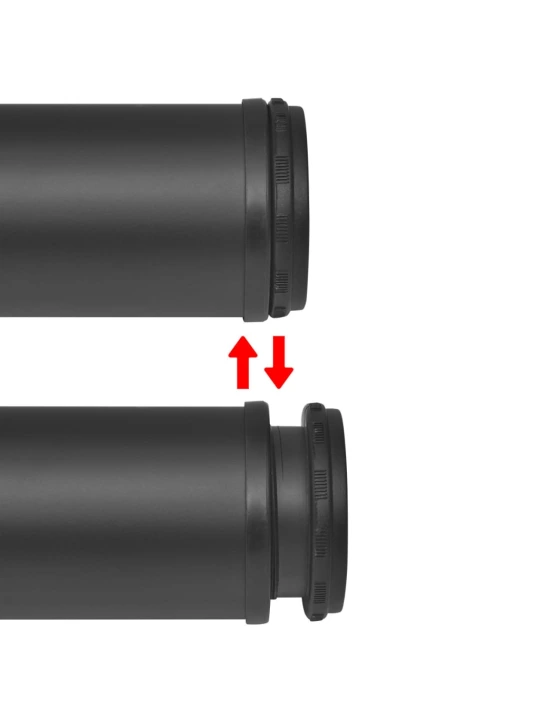 Reguliuojamo aukščio stalo kojos, 4vnt., juodos spalvos, 1100mm