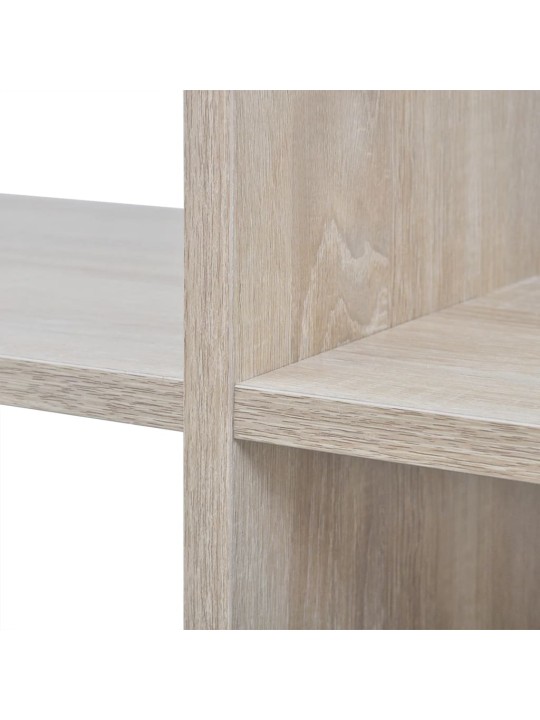 Knygų lentyna, laiptų forma, 142cm, ąžuolo sp.
