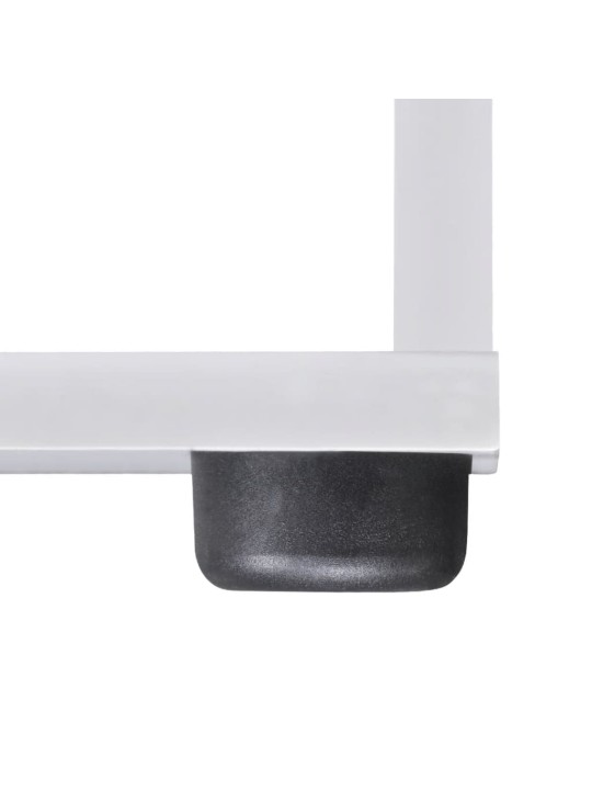 Knygų lentyna, laiptų forma, 107cm, balta