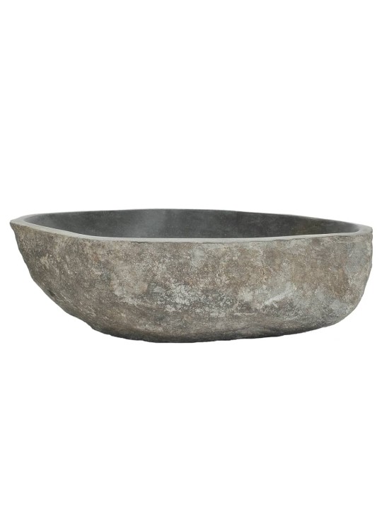 Praustuvas, upės akmuo, ovalo formos, 45–53cm