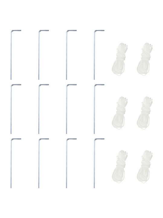 Šešiakampė sulankstoma pavėsinė, 6 sienelės, pilka, 3,6x3,1m