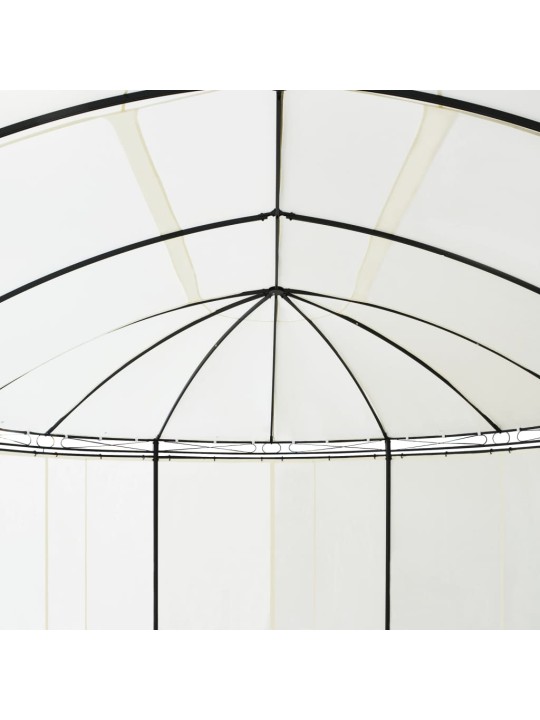 Pavėsinė, 530 x 350 x 265 cm, kreminė balta