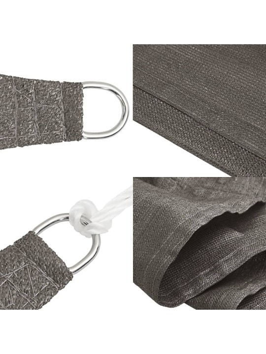 Tentas, HDPE, Stačiakampis, 2x4 m, Antracito Spalvos