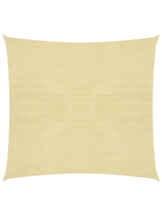 Tentas, HDPE, Kvadratinis, 3,6 x 3,6 m, Smėlio Spalvos