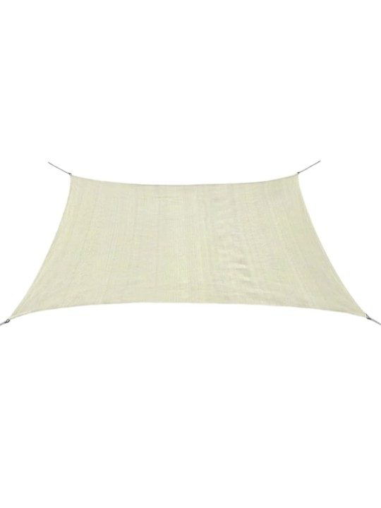 Tentas, HDPE, Kvadratinis, 3,6 x 3,6 m, Kreminės Spalvos