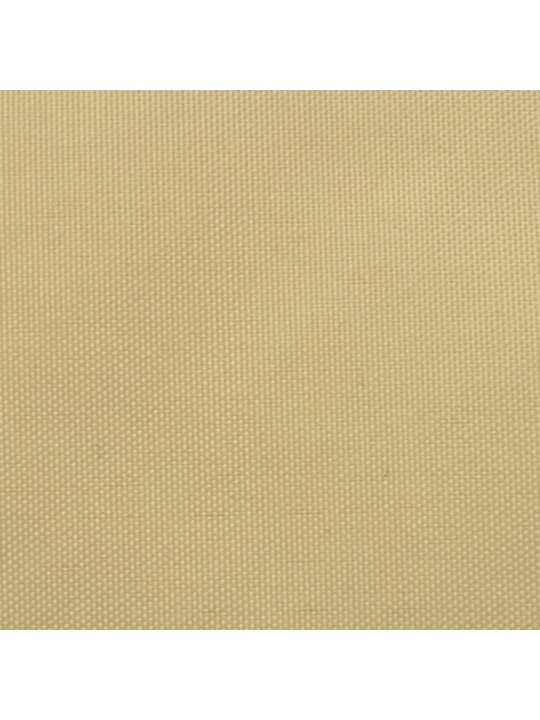 Tentas nuo saulės, oksf. aud., trikampis, 3,6x3,6x3,6m, smėlio