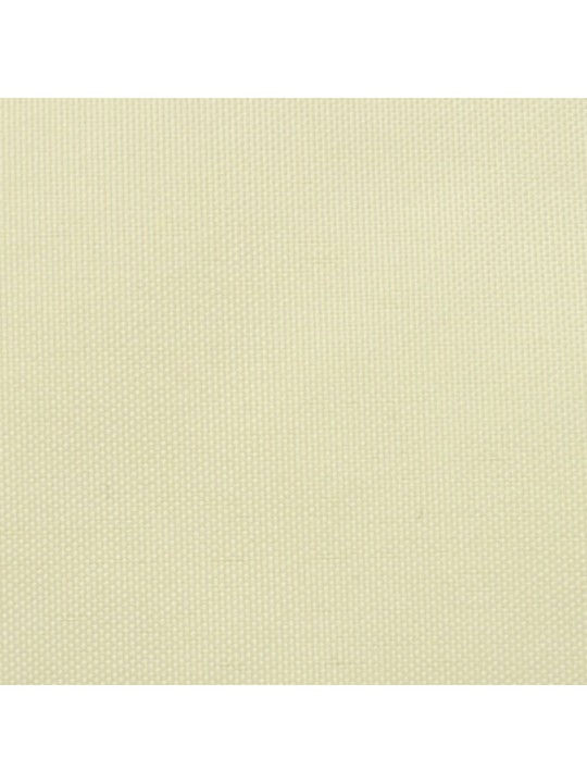 Tentas nuo saulės, oksf. aud., trikampis, 3,6x3,6x3,6m, kreminė