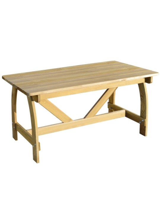 Sodo stalas, 150x74x75cm, impregnuota pušies mediena
